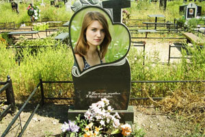 портрет на памятник ритуальный