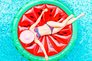 плавательный надувной матрас 