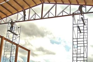 монтаж металлоконструкции