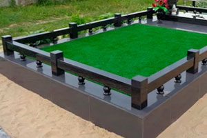 изготовление оградки из камня