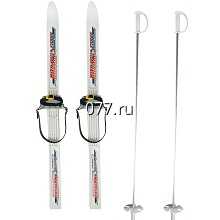 лыжи детские Вираж-спорт, с палками