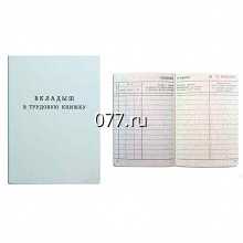 вкладыш в книжку трудовую