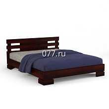 кровать ткань, кожа, натуральный шпон