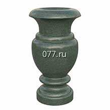 ваза ритуальная зеленый гранит, 350*140*140