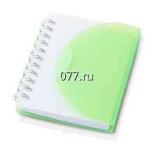блокнот-изготовление на заказ (печать) на пружине металлической, обложка полноцветная, формат А6, А5, А4