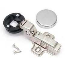 стеклопетля для фасада стеклянного торцевая (пятниковая) усиленная