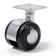 ролик (опора колесная, колесо) для мебели на площадке, диаметр 50 мм