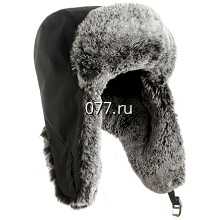 шапка зимняя, полушерстяная, натуральный мех, искусственный мех, 