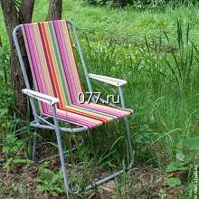 кресло туристическое (для отдыха на природе) складное, Мебек, цвет микс