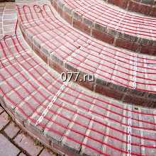 система кабельная электрообогрева (антиобледенения, снеготаяния)-установка (монтаж) открытых площадей-ступенек, крылец, площадок перед воротами