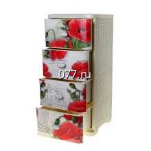 комод пластмассовый (пластиковый), павловния