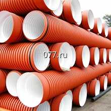 труба полиэтиленовая (пластиковая, ПЭ) канализационная