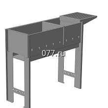мангал (жаровня) стационарный, разборный