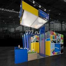 стенд выставочный изготовление на заказ, Флексифрейм, Спайдер, из ткани баннерной