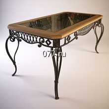 стол-изготовление на заказ металлический (кованый)