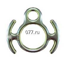 восьмерка (устройство спусковое альпинистское, страховочное) рогатая дюралевая, металлическая (стальная)