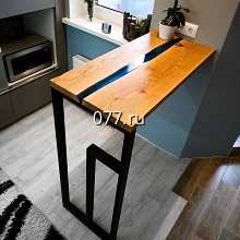 стойка барная-изготовление на заказ с применением пластика, МДФ, ламината