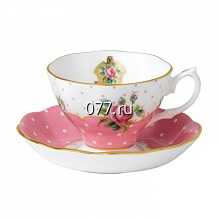 пара чайная (чашка, блюдце) фарфоровая