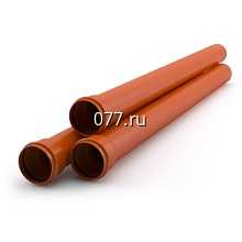 труба поливинилхлоридная (пластиковая, ПВХ) канализационная