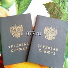 книжка трудовая