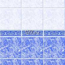 панель стеновая отделочная пластиковая ( ПВХ)  Акватон Лазурный берег, синяя, 2700 х 250 х 9 мм