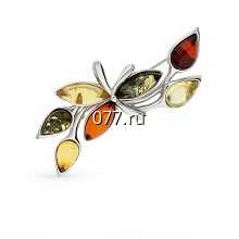 брошь бижутерия, янтарь, кость, перламутр, металл, финифть, селенит, дерево