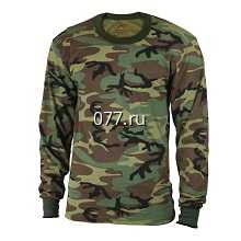 футболка форменная трикотажная с длинным и коротким рукавом, камуфлированная