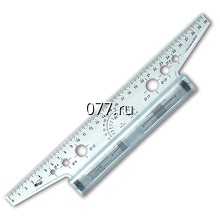 линейка чертежная рейсшина, транспортир