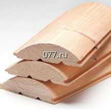 вагонка (доска обшивочная, облицовочная) деревянная (имитация бревна)