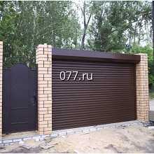 ворота рулонные (рольворота, въездные) изготовление на заказ, 1 день, привод автоматический (электрический)