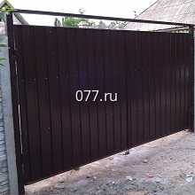 калитка изготовление на заказ, из металлопрофиля, алюминиевая, металлическая (кованая),  из сэндвич-панелей