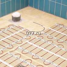 пол теплый электрический (система кабельного электрообогрева пола)-установка (монтаж)