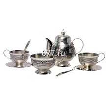 сервиз чайный (набор чайный) из серебра