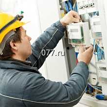 счетчик электроэнергии (электросчетчик, счетчик электрический)-установка (монтаж)