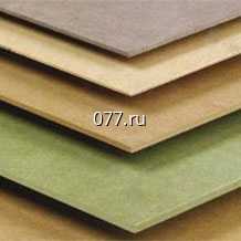 ДВП (плита древесноволокнистая) облагороженная (окрашенная)
