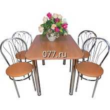 группа обеденная (стол, стулья, комплект) Экомебель Дубна