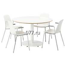 группа обеденная (стол, стулья, комплект) для столовой комнаты, гостиной, кухни, Экомебель Дубна