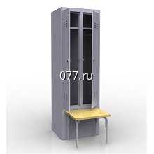 шкаф для одежды (гардероб) для раздевалок, металлический