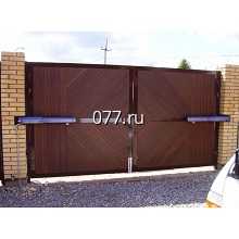 ворота въездные (уличные) установка (монтаж), откатные (складные), распашные, привод автоматический (электрический)