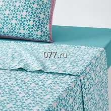 простыня (белье постельное) полутораспальный, двуспальный, евро на резинке из х/б ткани, гофре, бязь