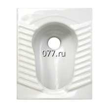 чаша Генуя (унитаз напольный) металлическая (чугунная), керамическая