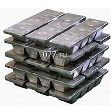 чушка баббитовая (слиток, литая заготовка, баббит в чушках) свинцовая Б16, БН, БСб