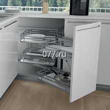 механизм выдвижной (выкатной) для шкафа кухонного углового, Волшебный уголок, Сиджи (SIGE), Италия