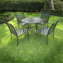 мебель садовая (дачная, для отдыха на природе) металлическая (кованая)