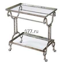 стол сервировочный стеклянный