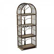 этажерка (полка многоэтажная) плетеная (ротанг)