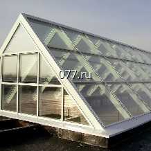 фонарь зенитный (купол световой, конструкция прозрачная)-установка (монтаж,изготовление, остекление)