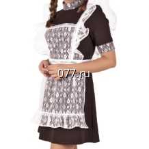 форма школьная-пошив (изготовление на заказ, ателье) фартуком для последнего звонка