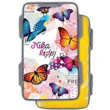 санки ледянки Бабочки, прямоугольные