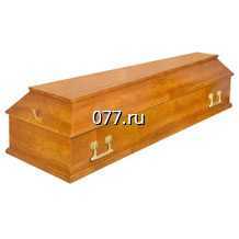 гроб изготовление на заказ, светлый орех, шестигранный